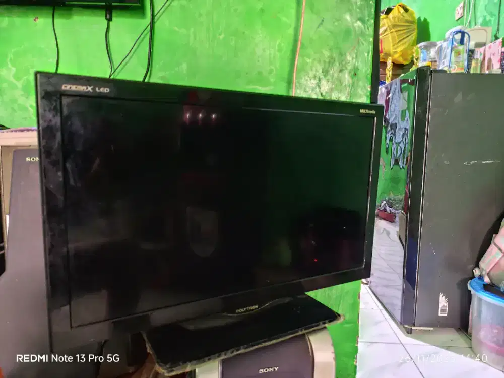 TV led polytron 24 inch minus