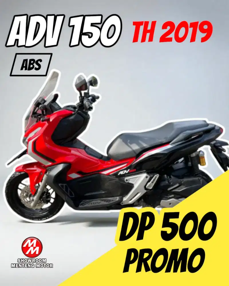 ADV ABS 150 MERAH DP CUMA 500 RIBU