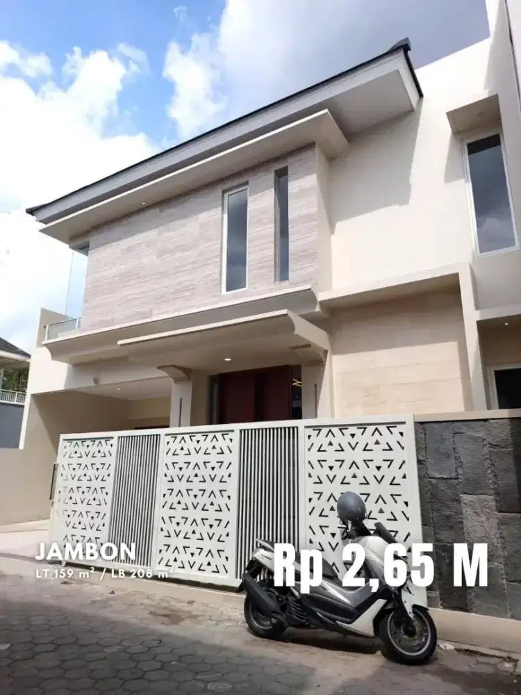 Dijual Rumah Baru di Jalan Jambon dekat Ringroad Barat