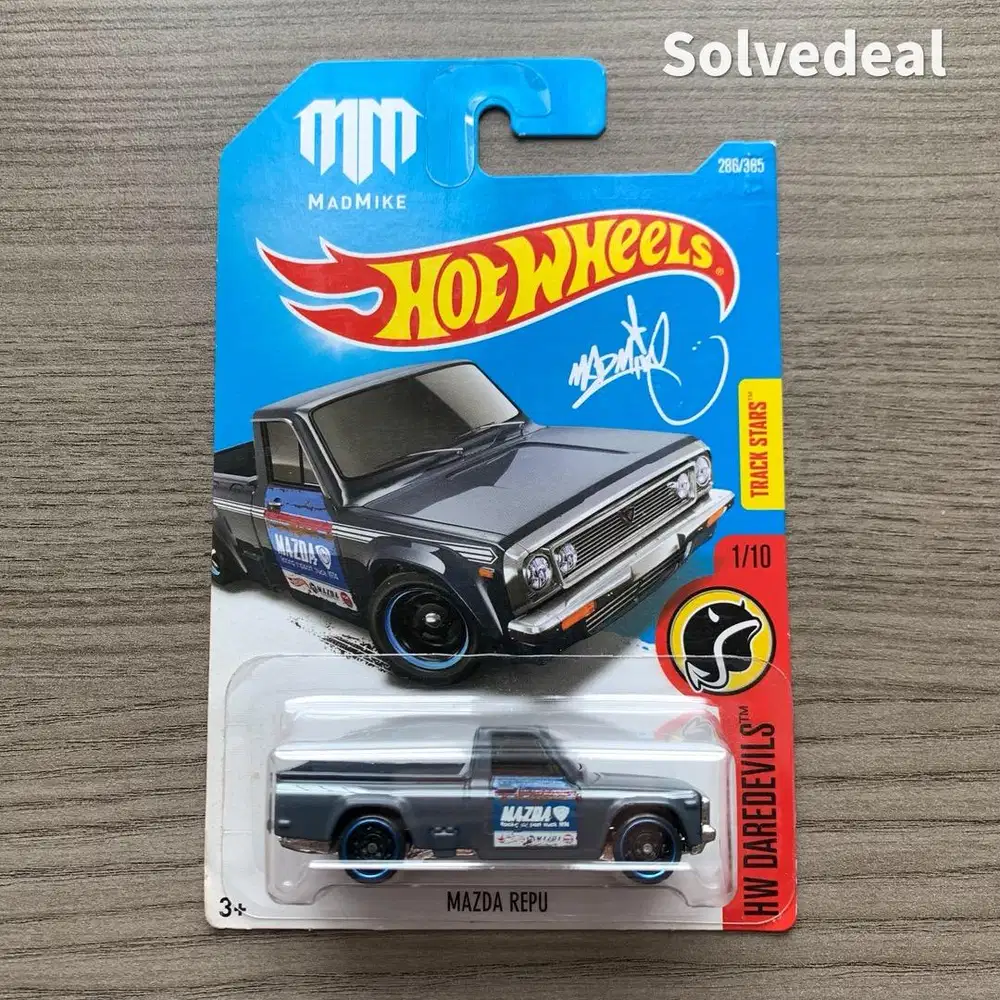 Hot Wheels Mazda REPU 2017 Flat Abu-abu – Baru