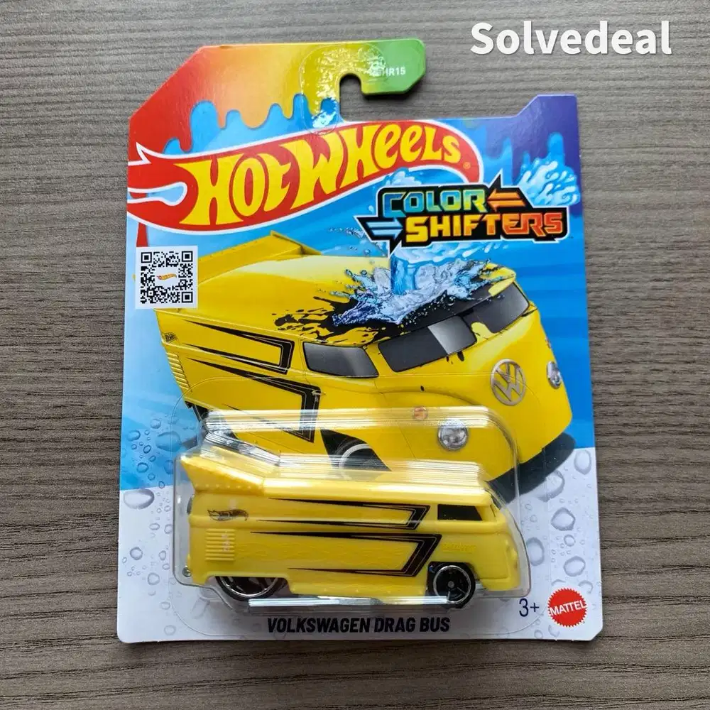 Hot Wheels Color Shifters Volkswagen Drag Bus 2025 Kuning Hitam – Baru