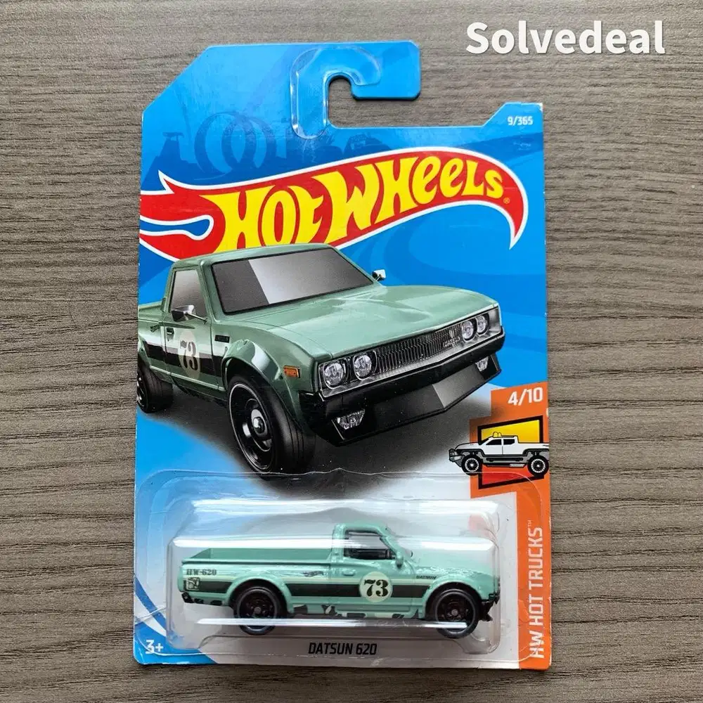 Hot Wheels Datsun 620 2018 Hijau – Baru
