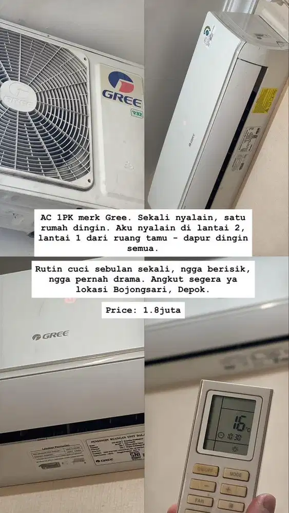 AC 1PK Masih Ok Banget