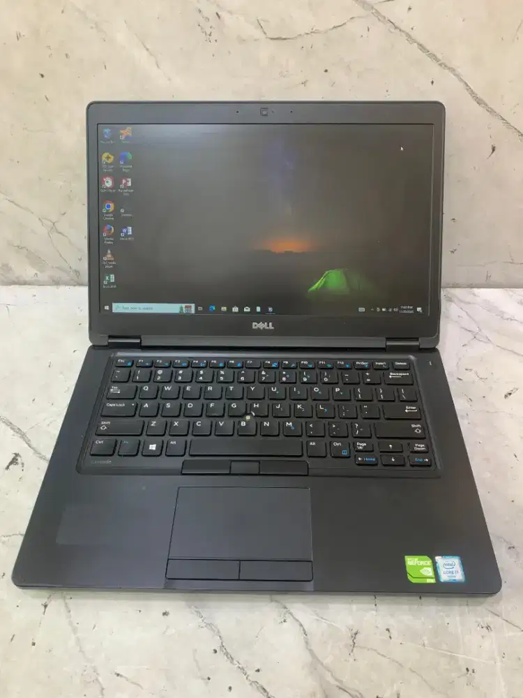 dell latitude5480 core i7gen 6ram8gb ssd250gb nvidia geforce 930MX 2gb