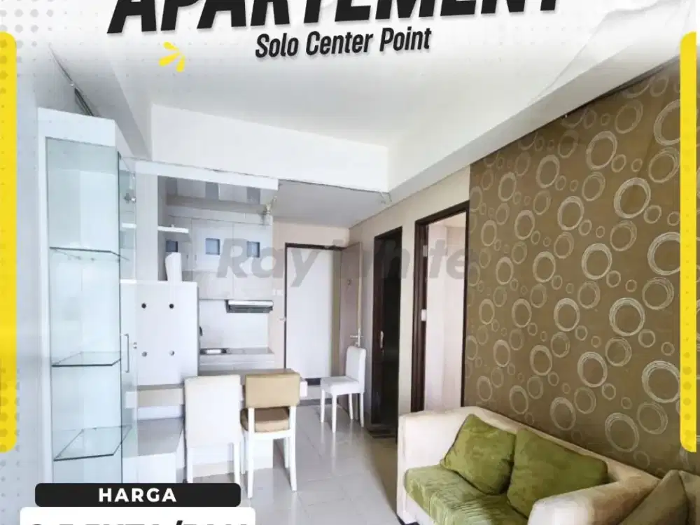 Apartemen Tipe 2BR Full Furnished (City View) di Solo Center Point, Purwosari
