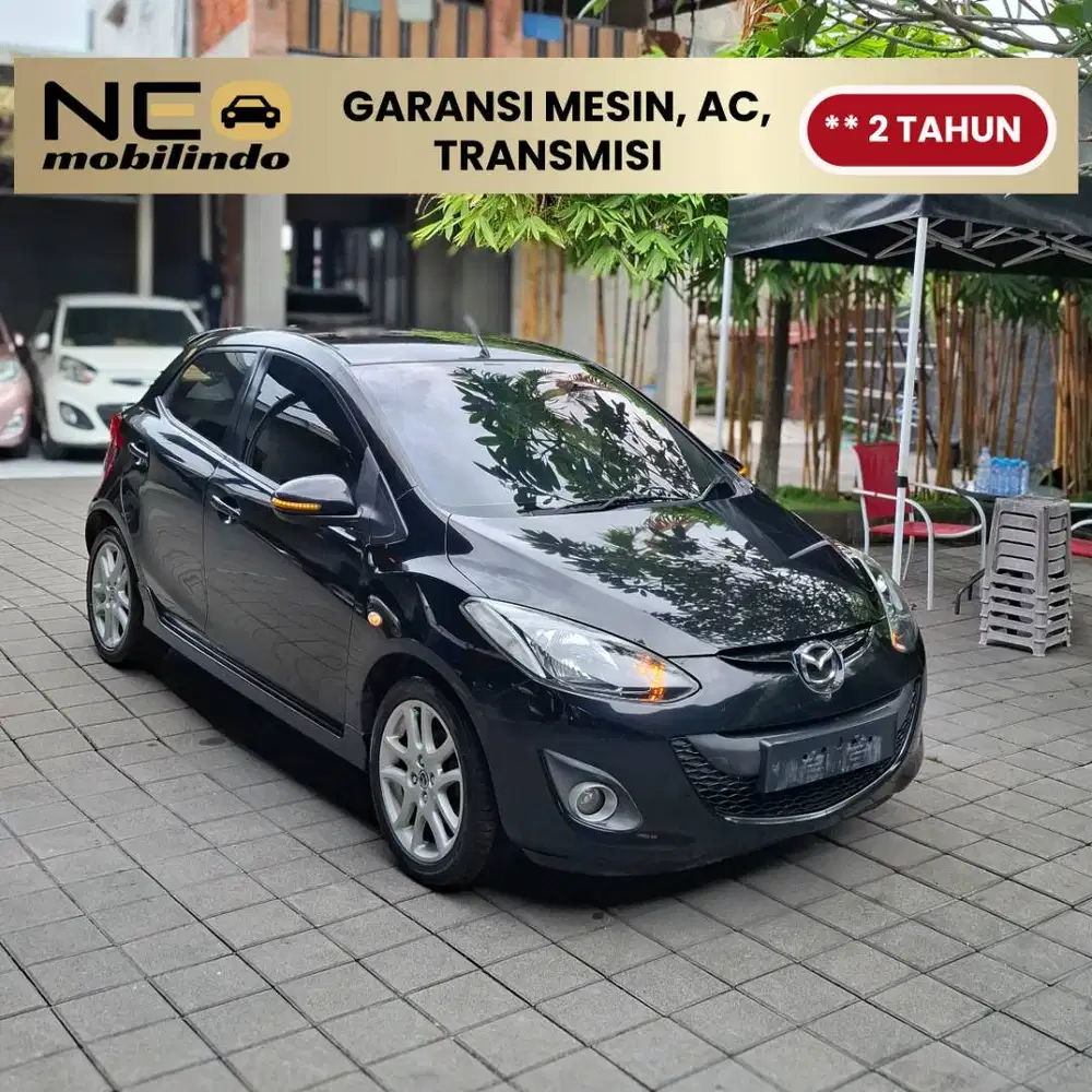 [ Garansi Mesin, Matic ] Free BBN MAZDA 2 1.5 HB SPORT 4 AT 2012 HITAM