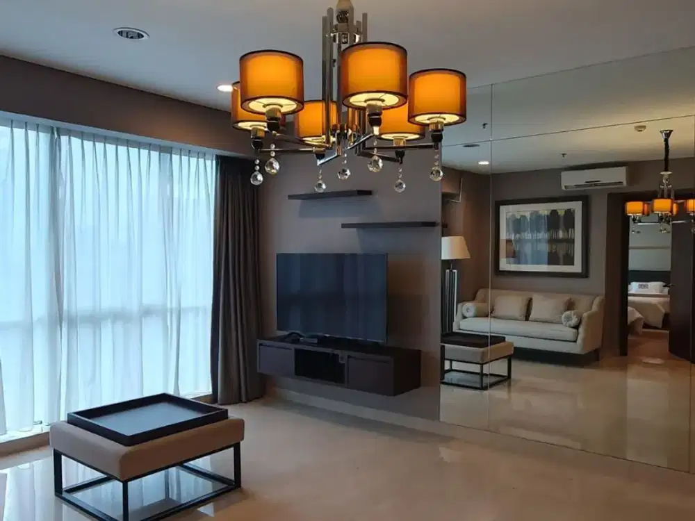FOR RENT Apartment Setiabudi Sky Garden Kuningan 3BR - Low Floor Furnished Close to LRT MRT Busway