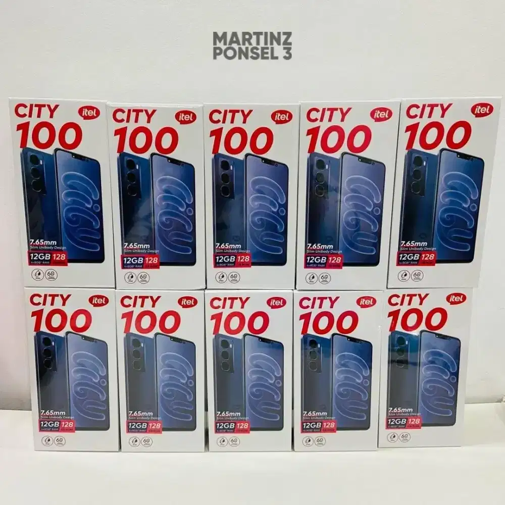 Itel City 100 8/128 Garansi Resmi 1 Tahun New