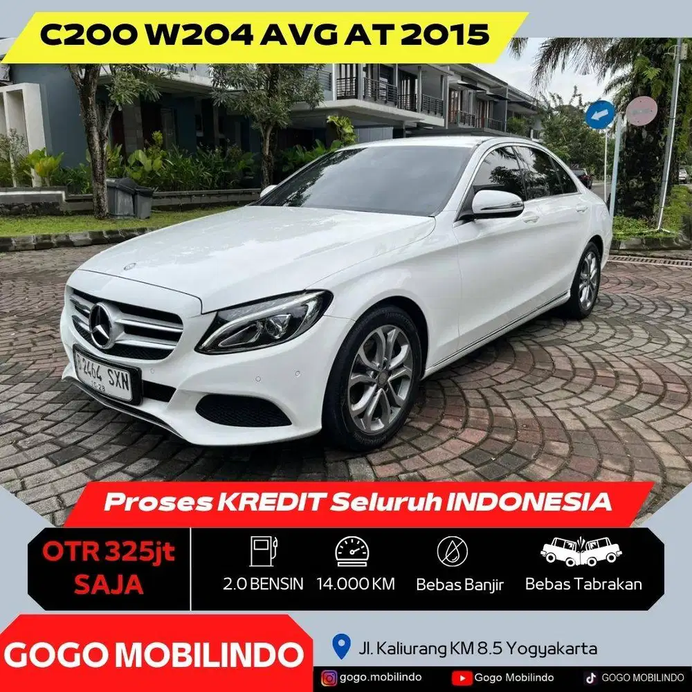 (Km14rb) Mercy C200 W205 AVG 2015 ANTIK ISTIMEWA Bisa Kredit