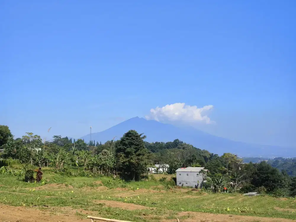 Tanah di puncak bogor 2 menit ke jalan raya