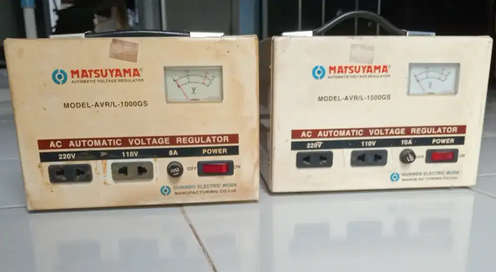 2 unit stabilizer 1000 & 1500w