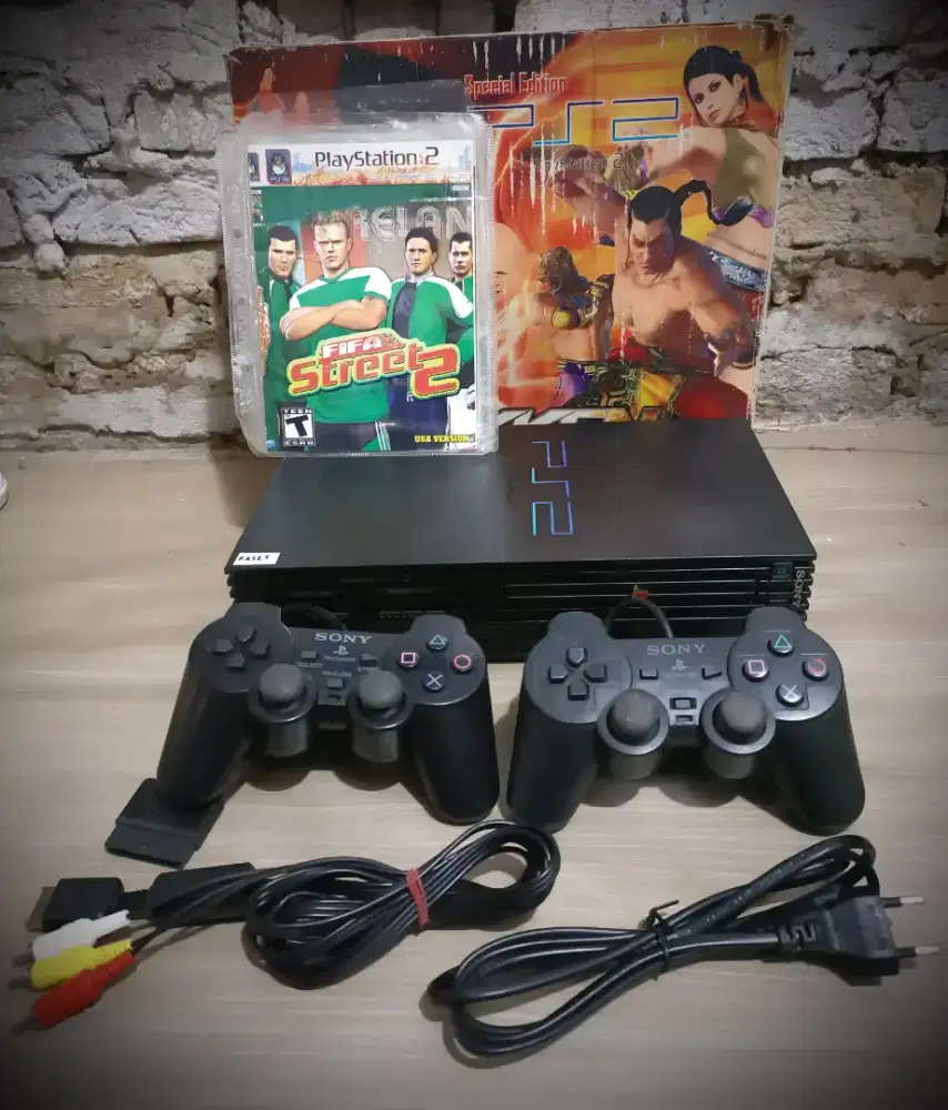 Ps2 fat/tebal kaset (bekas)