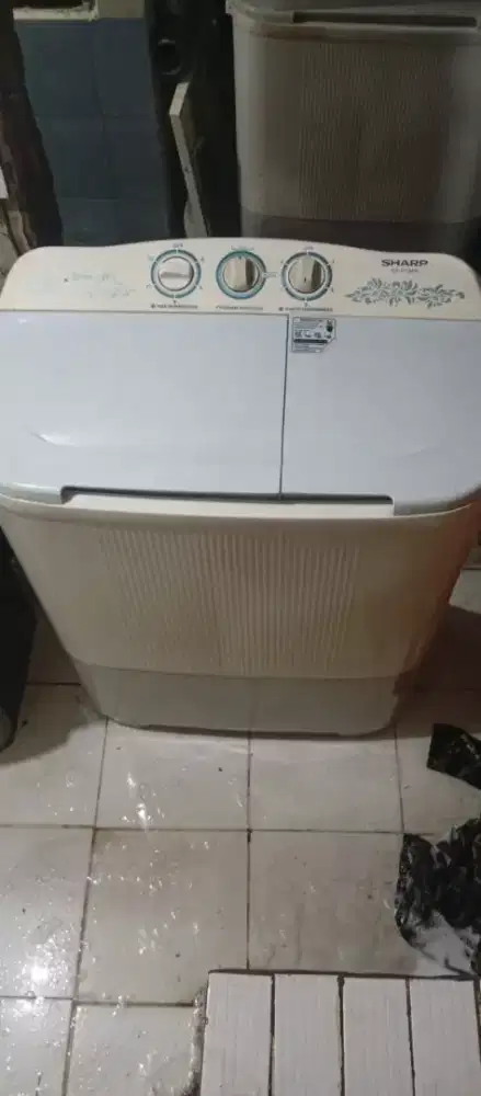 Jual mesin cuci 2 tabung merk sharp