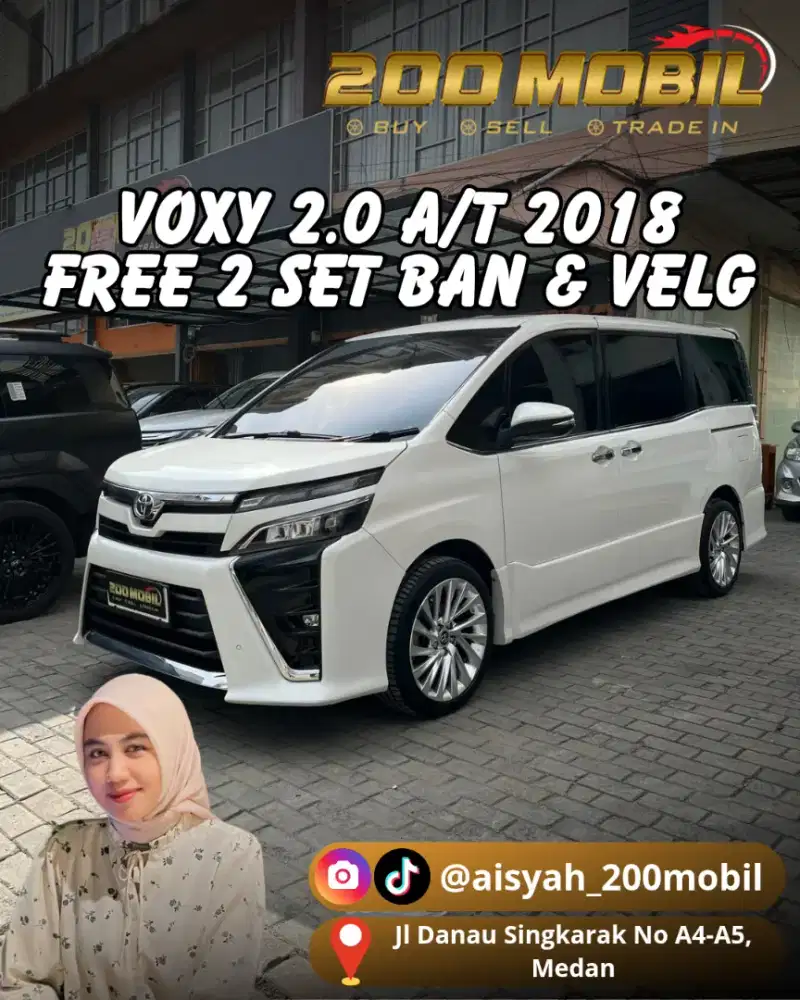 Toyota Voxy 2.0 A/T 2018 Putih