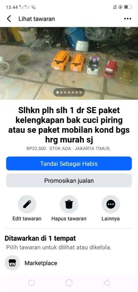 Slhkn plh slh 1 dr kelengkapan bak cuci piring atau sblh nya mgkn prlu