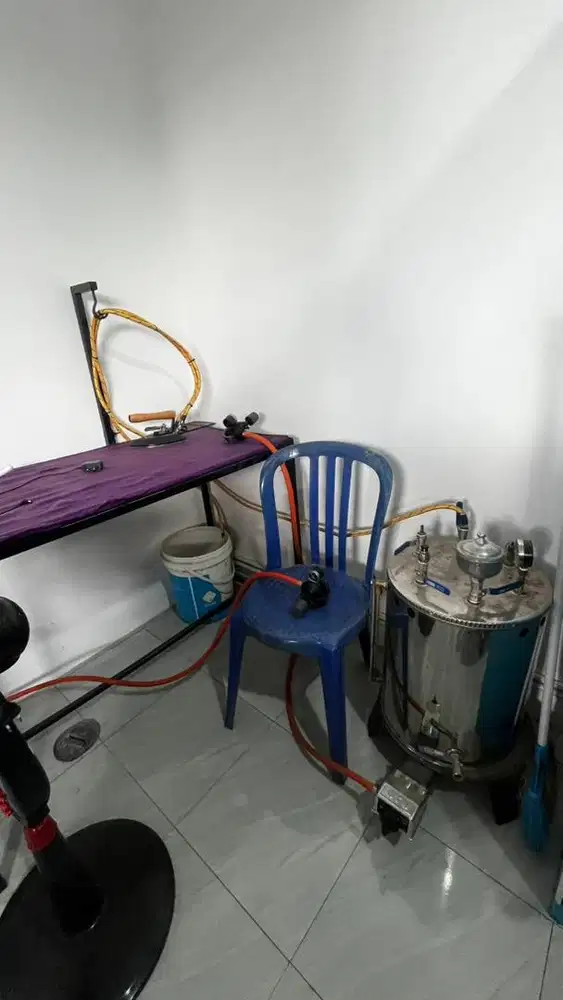 SET Setrika uap laundry