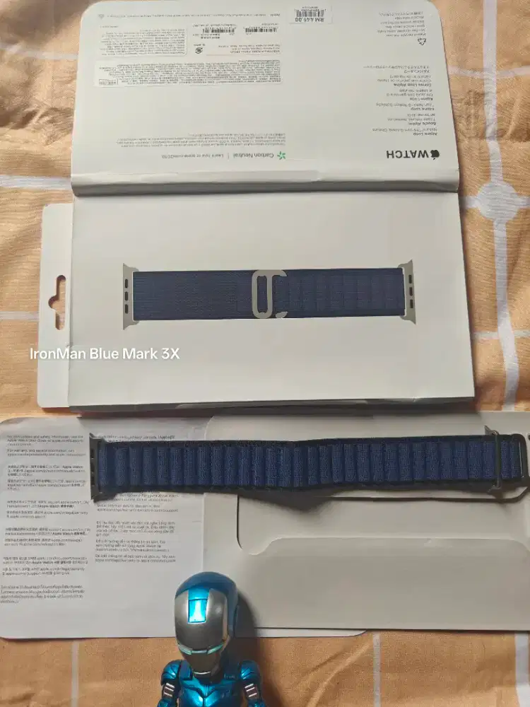 Strap Apple Watch iWatch Ultra Navy Alpine Loop Original 44 45 49mm
