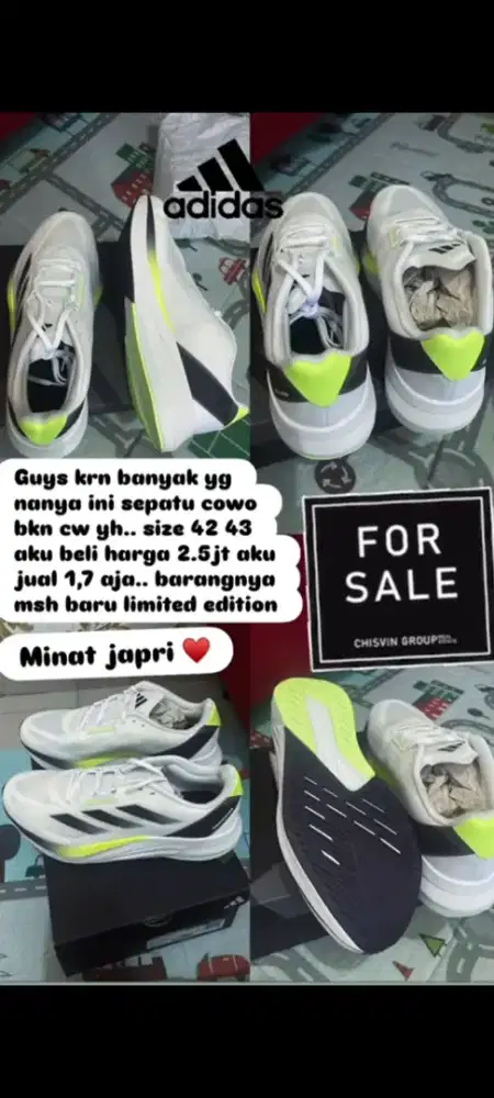 Adidas size 9 inggris