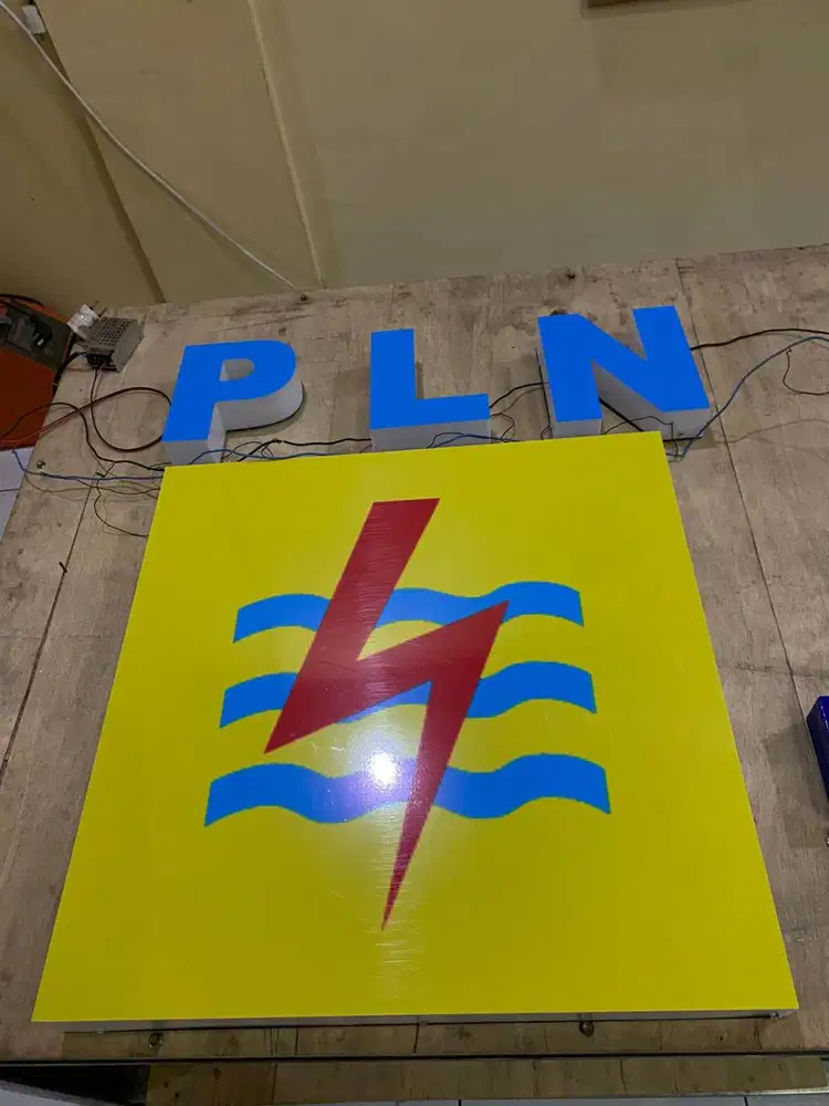 HURUF TIMBUL AKRILIK NON LAMPU