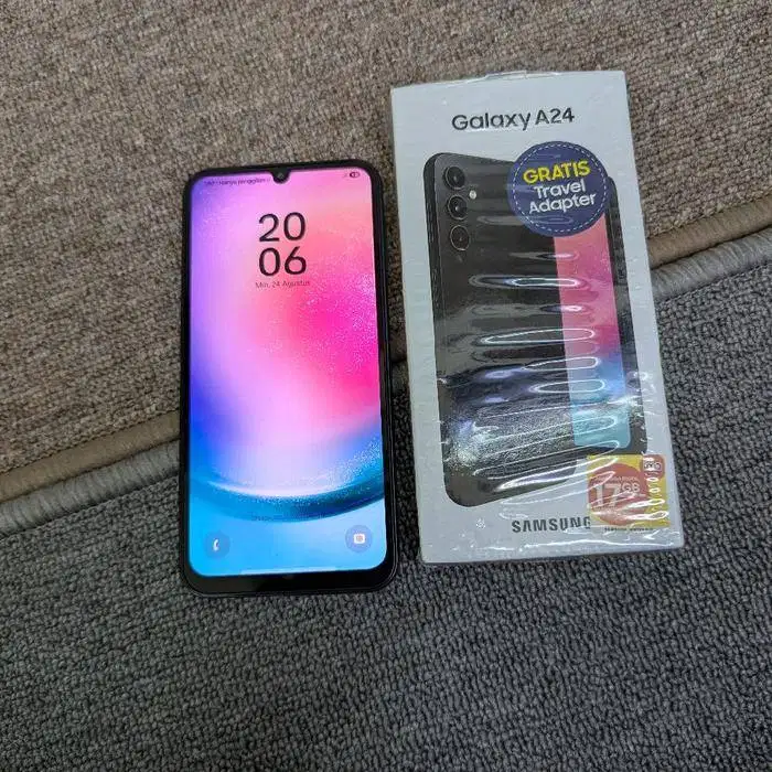 Samsung A24 Ram 8/128 GB Mulus Fullset No Minus Garansi Cod/Antar