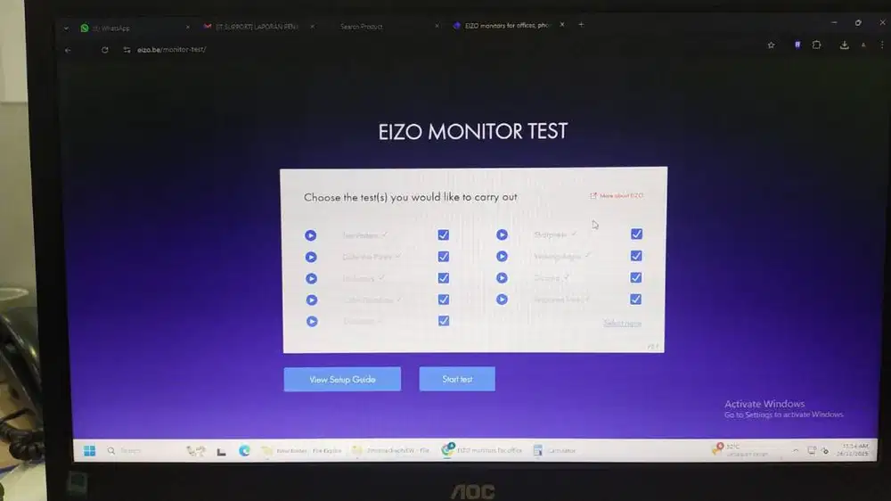JUAL MONITOR BEKAS KARYAWAN