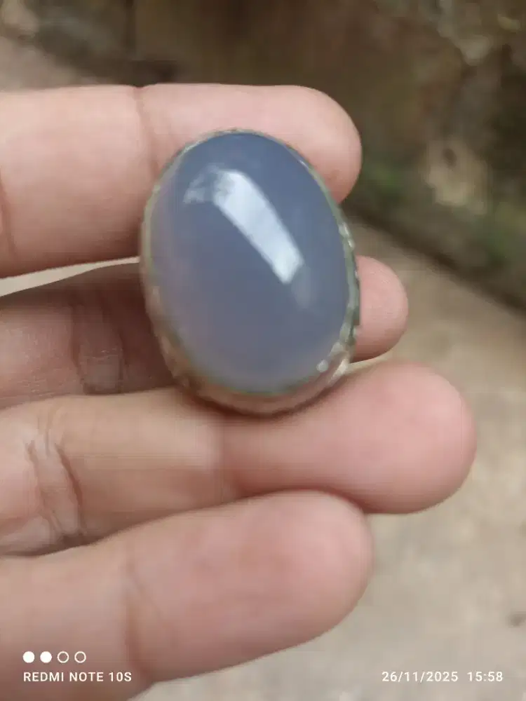 Natural batu anggur violethis blue batu raja