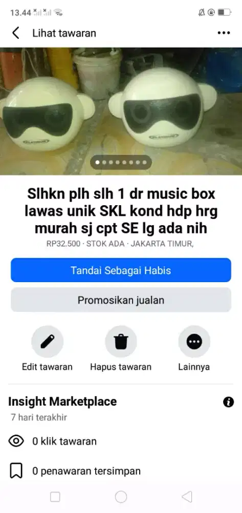 Slhkn plh slh 1 dr audio music box antik kond hdp hrg murah sj cpt dpt