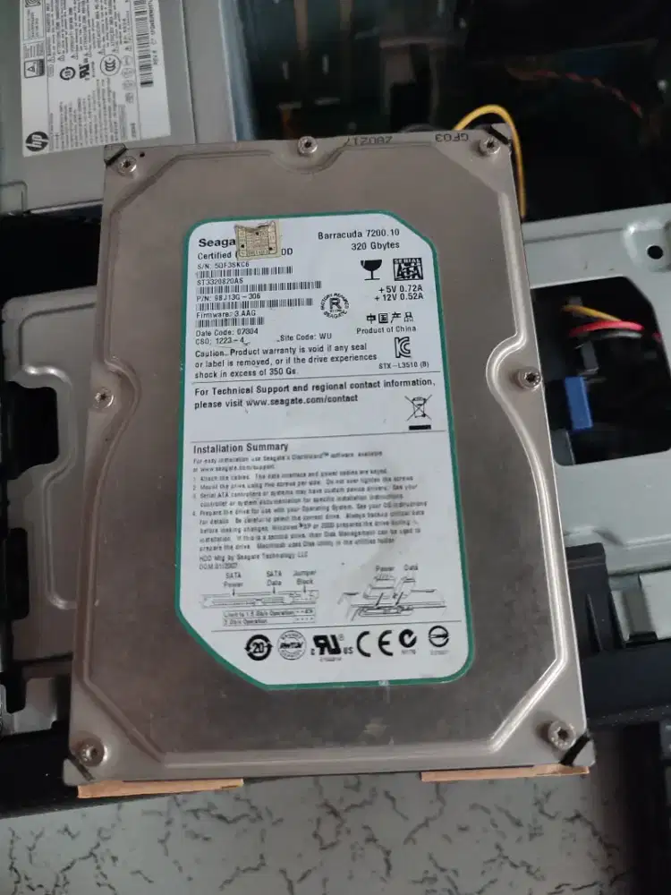 Harddisk PC Seagate 320 GB