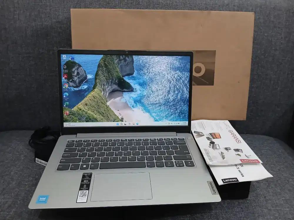 Laptop Lenovo Slim 14 Fullset Garansi ON September 2026