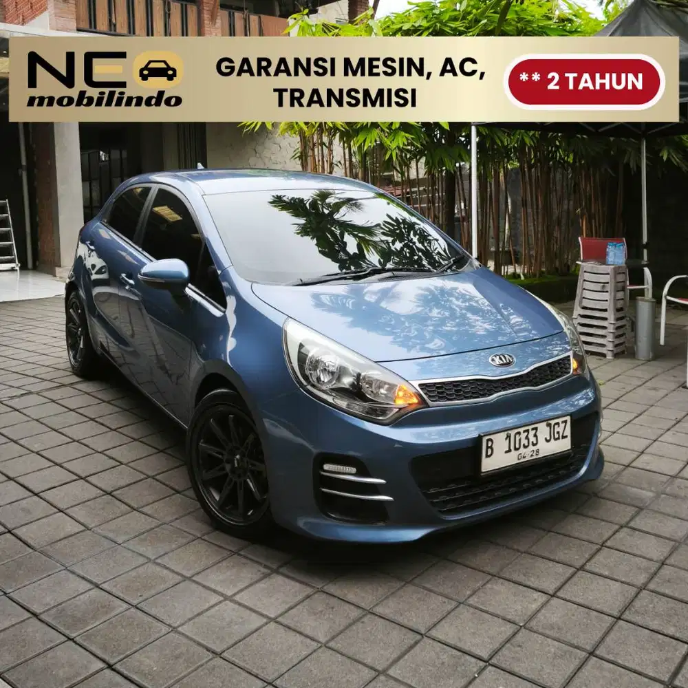 [ Garansi Mesin Matic ] KIA RIO 1.4 PLATINUM AT 2016 BIRU METALIK