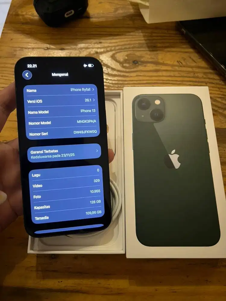 IPHONE 13 128 RESMI IBOX