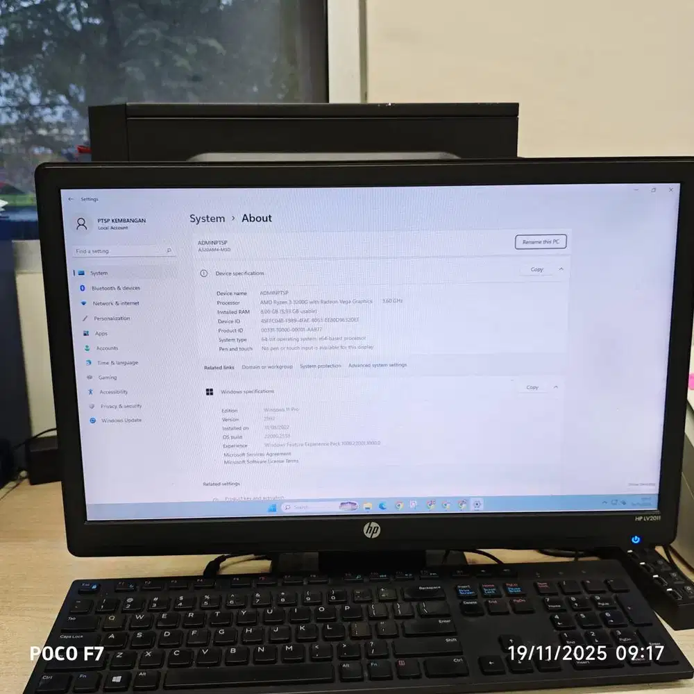dijual 2 set Komputer dan CPU komplit