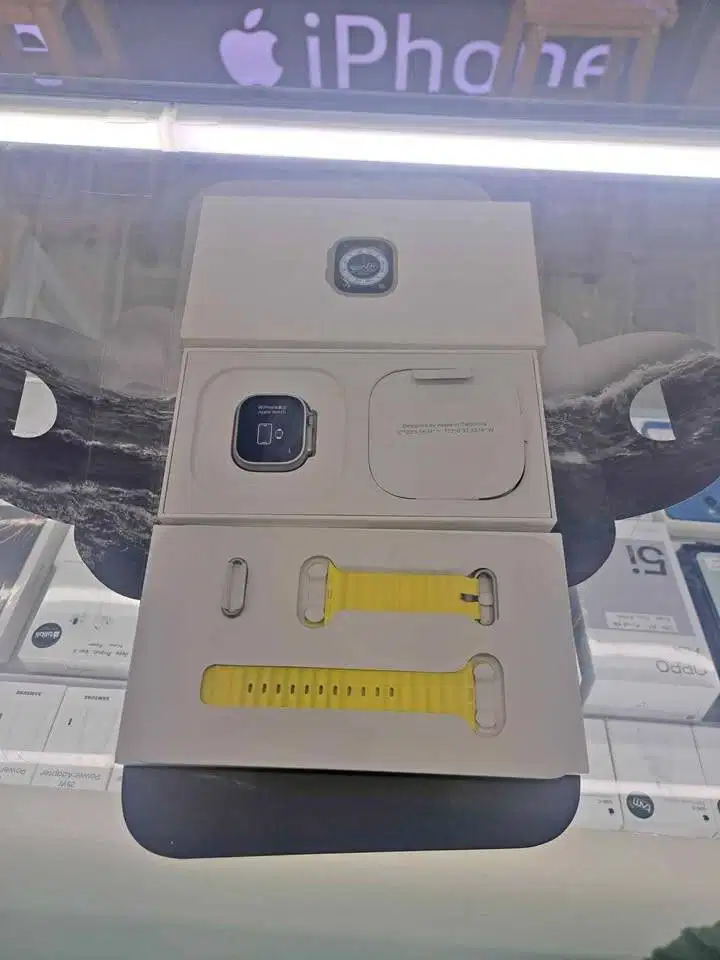 Second Apple Watch Ultra 1 49mm Yellow Ocean Band Ex IBOX Mulus