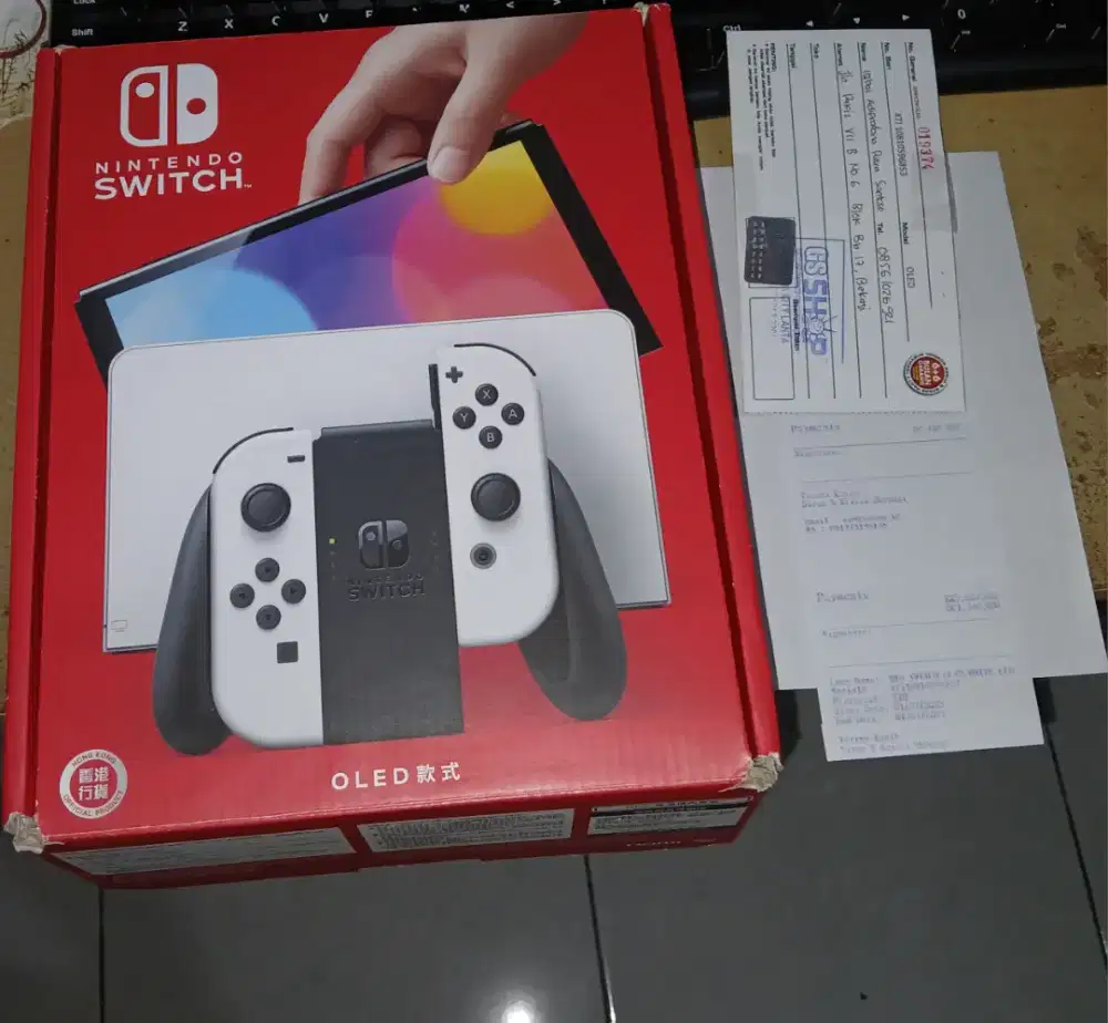 nintendo switch oled ofw online garansi 2 tahun