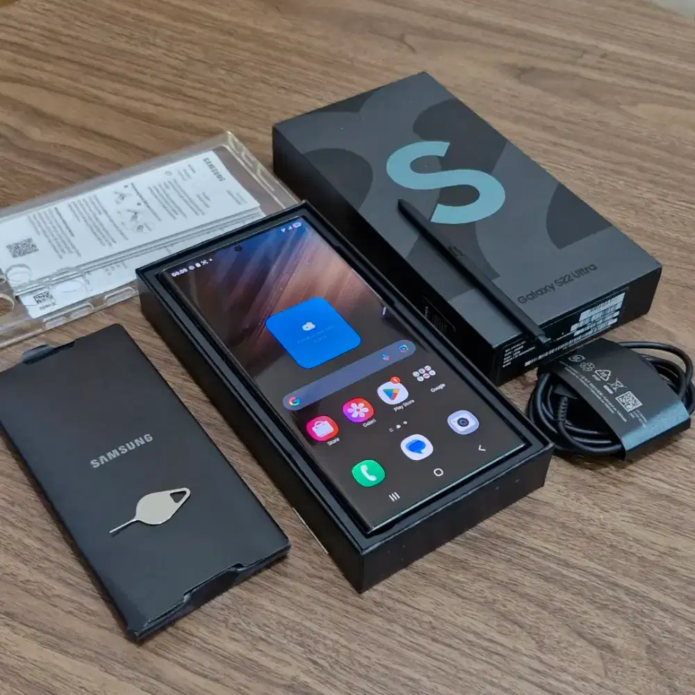 Samsung S22 ULTRA 5G 12/256GB Green SEIN LENGKAP