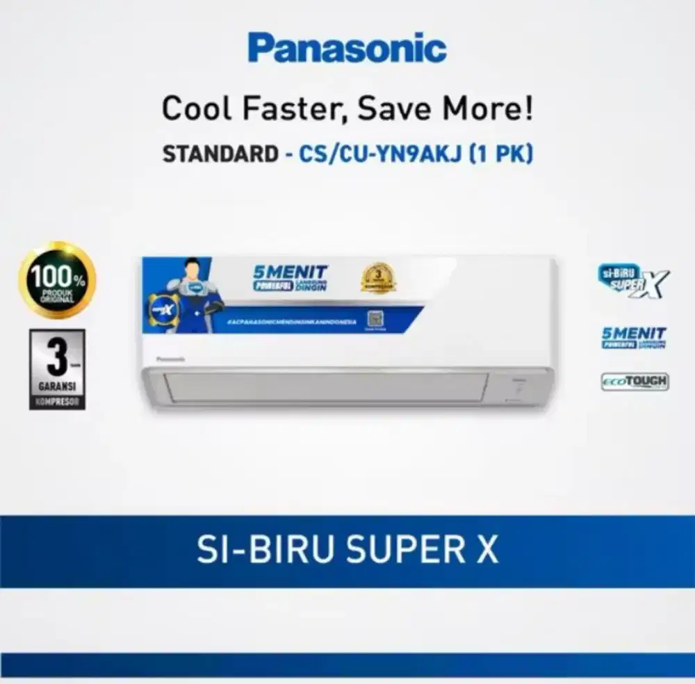 AC Panasonic 1PK 100% New