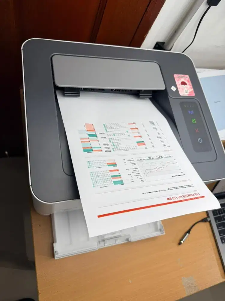 Printer laser warna HP 150NW belum seminggu pakai