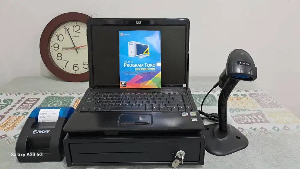 Paket POS Retail Komplit – Laptop + Perangkat Siap Pakai