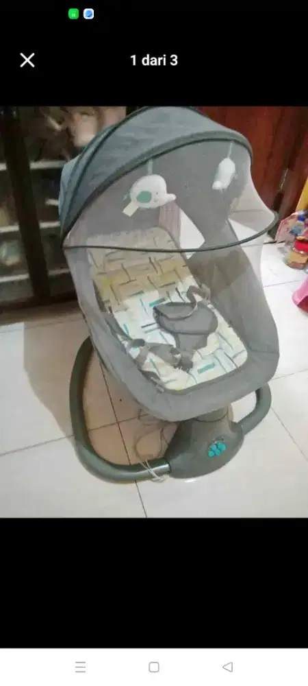 Baby bouncer swing chocolate snuggle