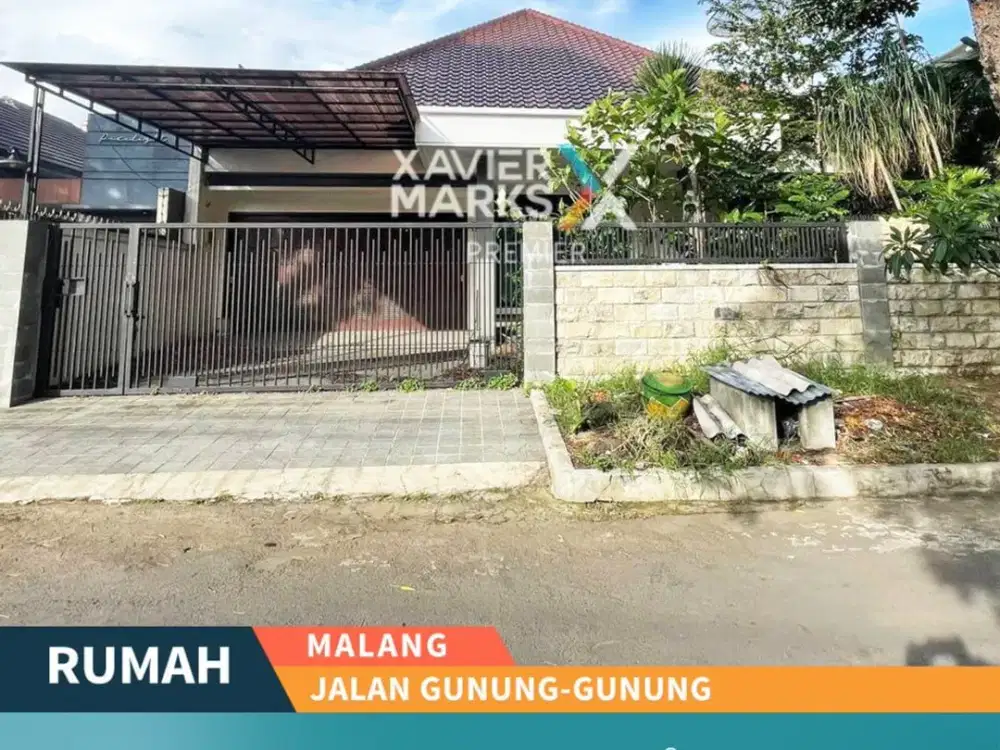 Rumah Modern Dekat Ijen Boulevard Klojen Tengah Kota Malang
