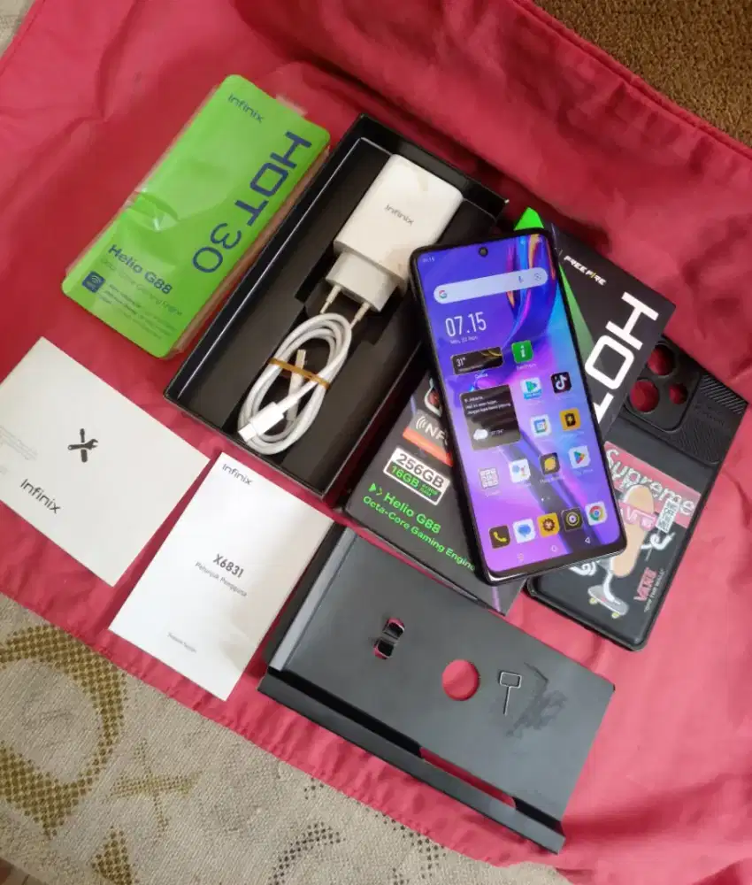 Infinix Hot 30 8/256 fullset ori mulus no minus
