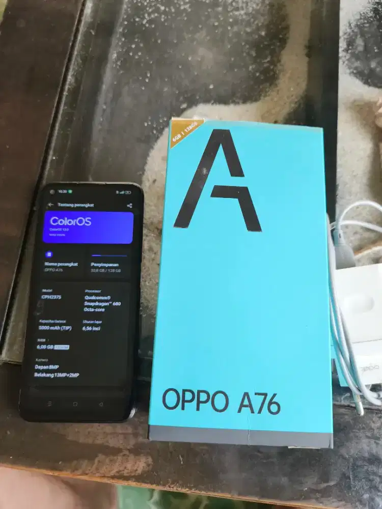 Dijual HP oppo A76 ram 6+6expansi masih ori
