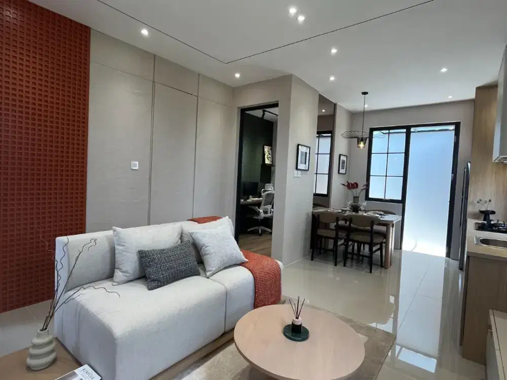 Hunian 2 Lantai Selangkah ke Stasiun Sudah SHM Dengan 4 Kamar Tidur