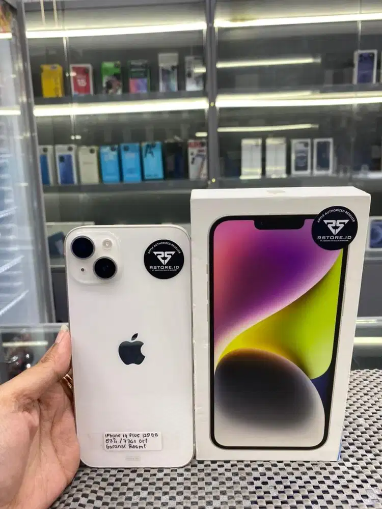 iPhone 14 plus 138Gb fullset, ex garansi resmi/ibox