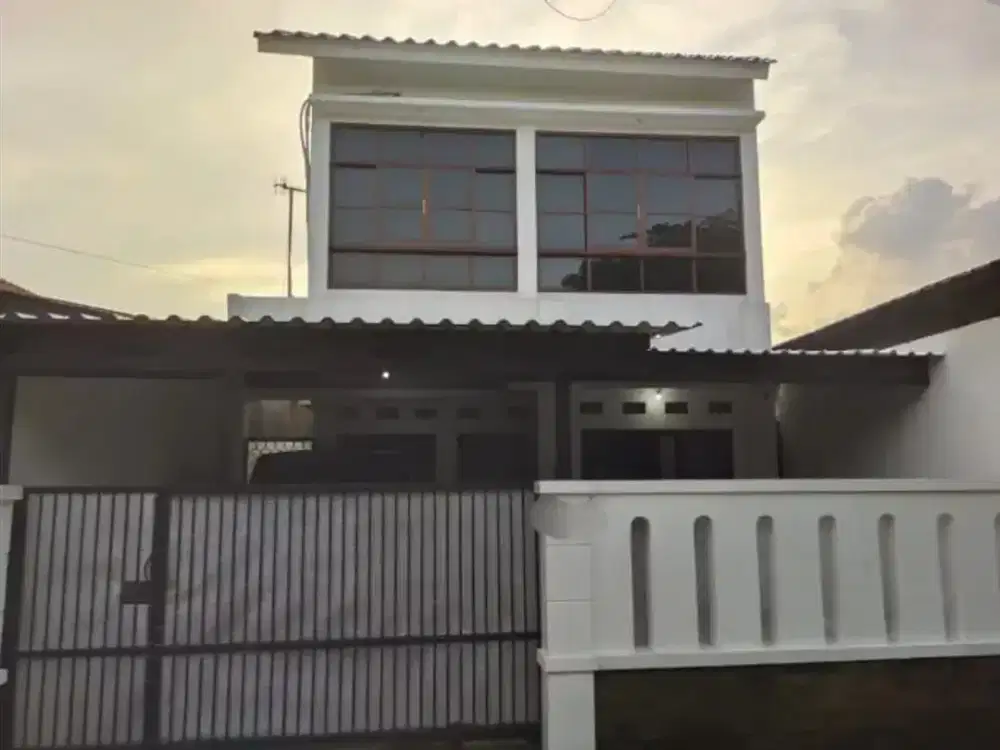 Jatiasih Rumah 2 Lantai Deket Kampus Guna dharma Bebas Banjir Harga BU