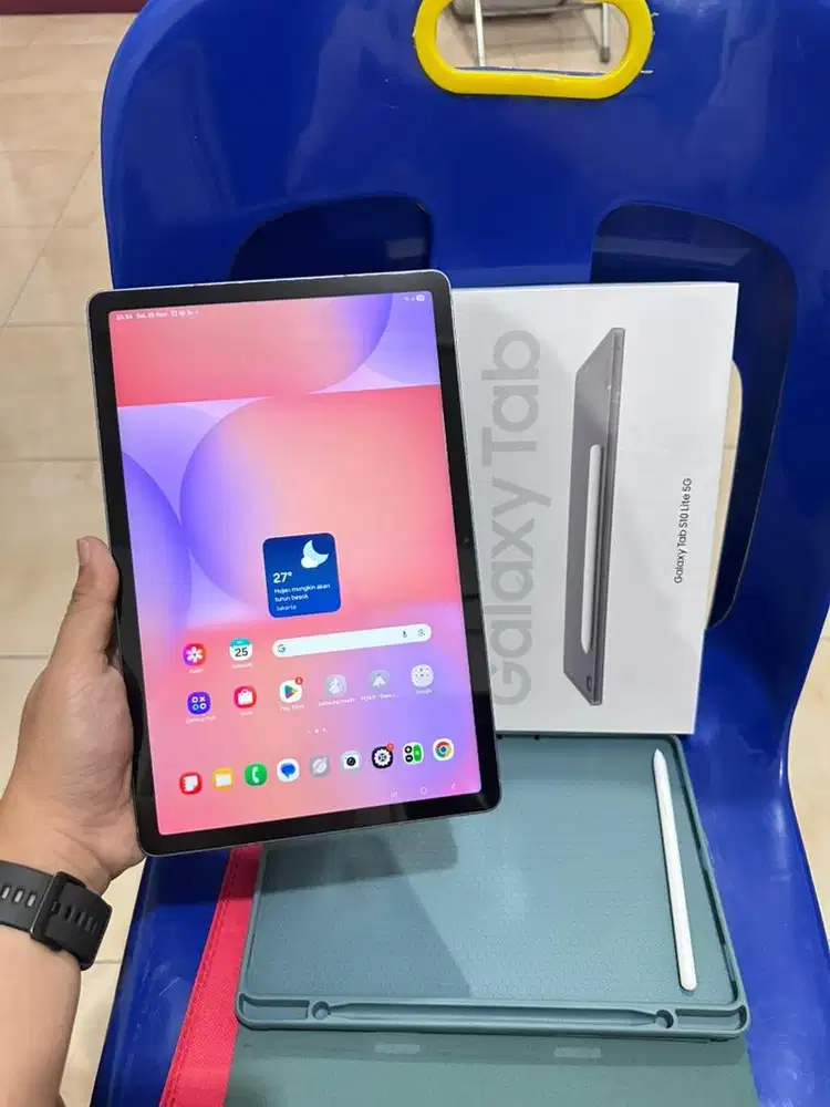 Samsung Tab S10 Lite 5G ram 6/128 GB Fullset Garansi 10 bulan lagi