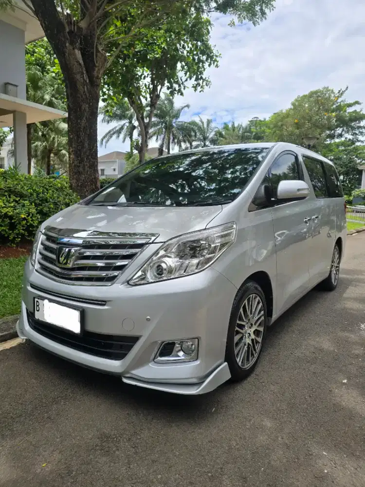 [Kilometer 15 rb record service] Toyota Alphard G matic atpm th 2012