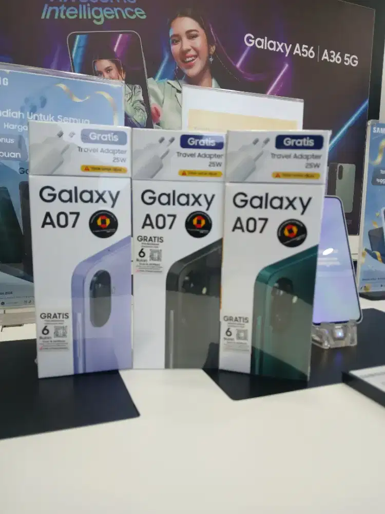 Samsung A07 6/128GB Garansi Resmi 1 tahun free case