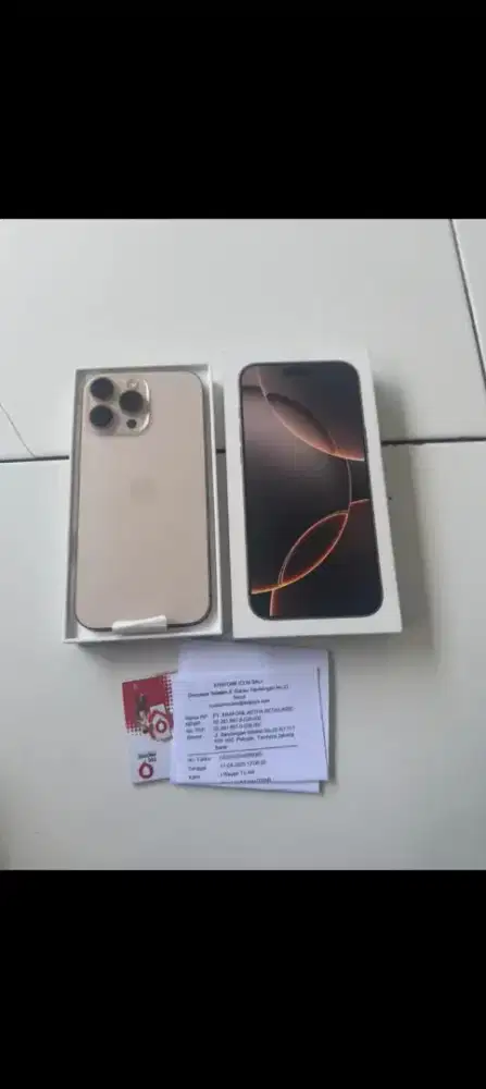 iPhone 16 pm 256  garansi iBox