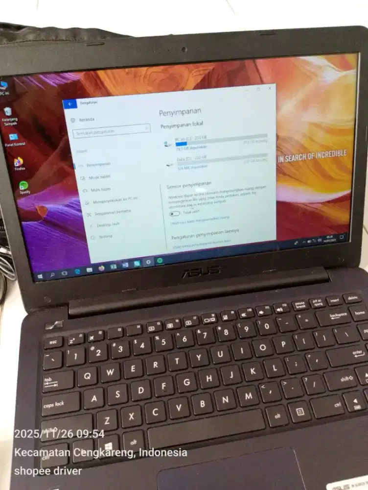 Jual aja Asus amd e2 ram 4 no minus